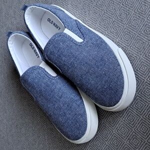 Chambray Vans-style Shoes